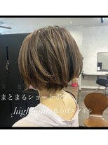 スーク 宜野湾店(suuk)&nbsp;ショートボブ×ハイライト