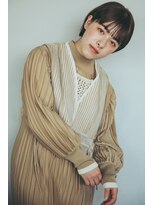 クラン(clan)&nbsp;外ハネボブセクションカラーグラデーションカラーペールベージュ