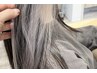 チラ見せインナーカラー+カラー+髪質再生トリートメント　￥13000