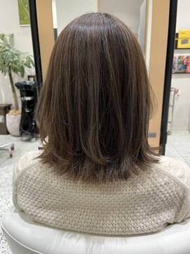 グランマッシュ(Granmash) ブリーチなし透明感・グレージュ・フェイスレイヤー