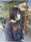 顔周りレイヤーボブ