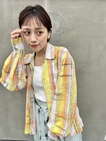 ジーニー 横浜(giinii)&nbsp;大人可愛い20代30代オン眉バングシースルーバング【横 浜】