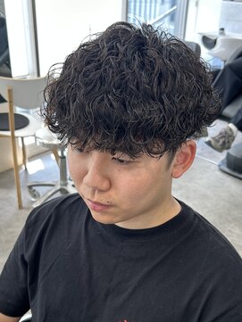 フィフス(fifth) ニュアンスパーマメンズマッシュメンズヘアツーロック刈り上げ