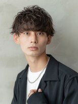 イオ 本厚木(io)&nbsp;マッシュショート波巻きスパイラルパーマハイライト