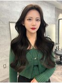【lilley 稲永麻衣】顔周りカット+天神韓国ヘア