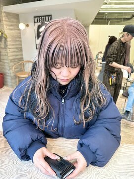 ヲタク(wotaku.) アンブレラカラーデザインカラーインナーカラーイヤリングカラー