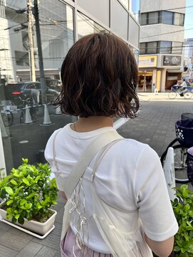 カフ(CAF) CAF FUKO ミニボブパーマ/ゆるパーマ/20代/大阪/心斎橋