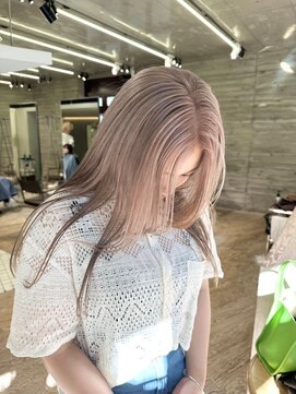 ヲタク(wotaku.) ミルクティーカラーハイトーンカラーくすみカラーブリーチカラー