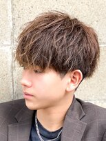 エルマーク 天王寺(L-MARK)&nbsp;メンズマッシュツーブロック韓国カットメンズサロンスパイラル