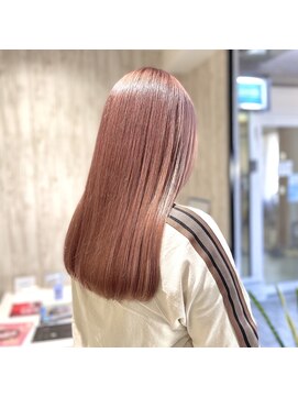 ヘアスペース エアリス(Hair space Earth) ピンクミルクティーベージュ