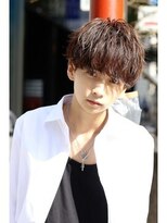 リップス レイ ギンザ(LIPPS Ray GINZA)&nbsp;無造作スパイラルツーブロック刈り上げマッシュ