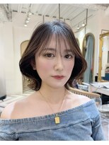 ロンドアベニール 北千住(Lond avenir)&nbsp;小顔レイヤーカット　ボブルフ　顔周り　髪質改善　ブリーチなし