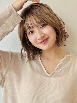 ガーデン 銀座(GARDEN) ボブパーマ/ニュアンスパーマ/ウェーブ/ベージュ/小顔ヘア