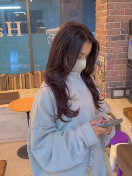 ヘアー アレス(hair ales) レイヤーエクステ　ウルフエクステ　編みこみ40本