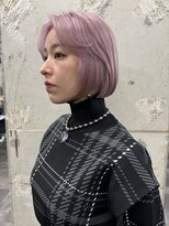 ガルテ(GARTE)&nbsp;切りっぱなしボブ/ぱっつんボブ/ハイトーンボブ/ピンクカラー