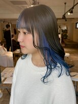 ニュート(Neut )&nbsp;デザインカラー/インナーカラー/ブルー/ブルーブラック