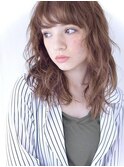 【ゆるふわロング】髪質改善アプリコットオレンジ20代~50代