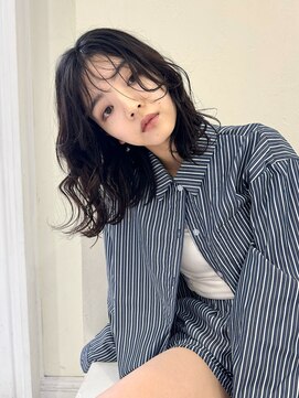 アクト(ACT) 大人ロブ/ニュアンスパーマ/顔周りカット