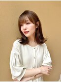 鎖骨ボブスタイル