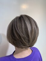 アズールサン 草加西口店(azule-sun)&nbsp;ショート,グレージュカラー,艶カラー