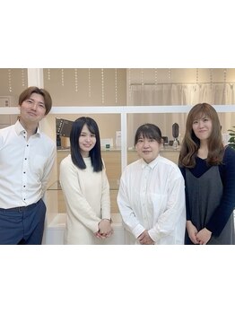 スタッフ全員が歴15年以上のベテランスタイリスト◎マンツーマンでぴったりのご提案を*【戸塚/髪質改善】