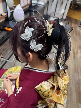 スタジオノブ(Studio nob) ヘアセット/水引きアレンジ/アップスタイル/リボンアレンジ