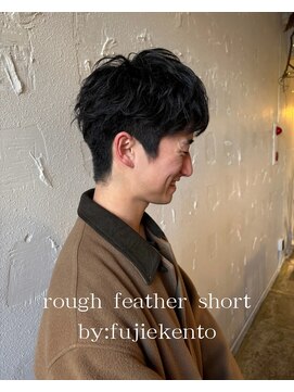 海外風フェザーショート