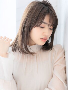 ローマ ギンザ(ROMA Ginza) 艶髪*透明感*ラベンダーグレージュ*ミディアムレイヤー*白髪染め