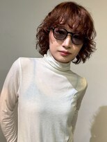 ヴヴ(Bub)&nbsp;ニュアンスパーマ　ボブパーマ　ショートボブ ピンクブラウン