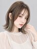 【-10歳若見え】カット+ブリーチなし白髪ぼかしカラー+超音波トリートメント