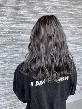 ルシード スタイル リコット(Lucido Style Ricotto) ハイライト×アッシュグレージュ/ダブルカラー/ケアブリーチ