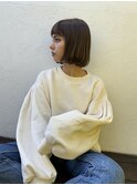 【Lond倉崎涼】チョコレートカラー＊柔らかベージュショートボブ