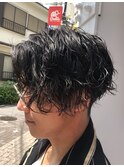 スパイラルパーマ ツイストスパイラル センターパート