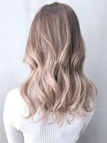 アイティーバイアルバム 藤沢店(IT by ALBUM)&nbsp;ハイライトグラデーションベージュ_フェザーバング_ba324271