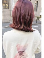 リュヌ ホロスコープ(lune horoscope) ブリーチなし透明感ミルクティーピンクカラー