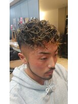 エルエスヘアー(LS HAIR)&nbsp;【LS HAIR菊地】ショートスパイラル×毛先ブリーチ