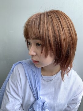 エアー 青山(AIR) オレンジベージュ/ウルフショート/