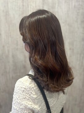 テトテ 門戸厄神店(tetote) ／シルキーブラウン／顔回りレイヤー／