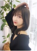 小顔くびれヘア／顔周りカット/韓国風