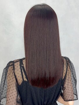 アルバム 池袋(ALBUM) モカブラウン_グレーベージュレイヤーロング前髪パーマ_ba467842