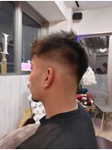 スタイリング簡単きっちりフェード風ベリショート