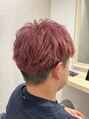 グリードネオ(greed NEO) アニメの主人公風に、1回のブリーチでピンク系カラーに♪