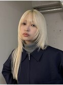 デザインカラーシャドールーツカラー裾カラーレイヤーカット