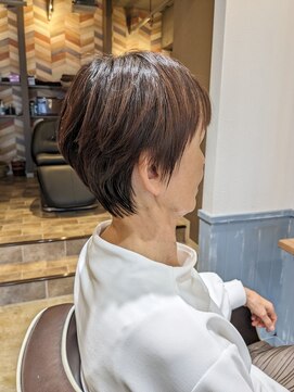 ヘアーサロン キー(Hair salon key) ミセス◎丸みショートスタイル