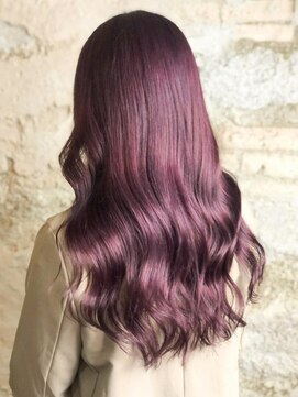 フロール 上大岡(Flor) 【Flor上大岡】*ツヤ感ロング+モーヴバイオレット*