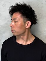 ディスイズバーバーサード(THIS IS BARBER 3rd)&nbsp;ツイストパーマ　束感ショート　アップバング　マッシュショート