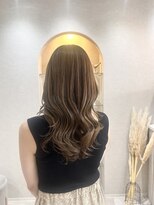 カラークチュール(Color Couture)&nbsp;デザインカラー/レイヤーカット/オリーブベージュ/ウエットヘア