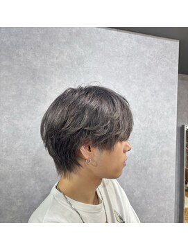 クリーブ 池袋(creeb) シルバーグレージュ、センターパート、池袋