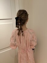 ライフイズ 磐田本店(Life is...)&nbsp;お呼ばれヘア/ツインアレンジ/ベロアリボンアレンジ