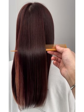 アン ビー(an B) 美髪_髪質改善_レッドブラウン